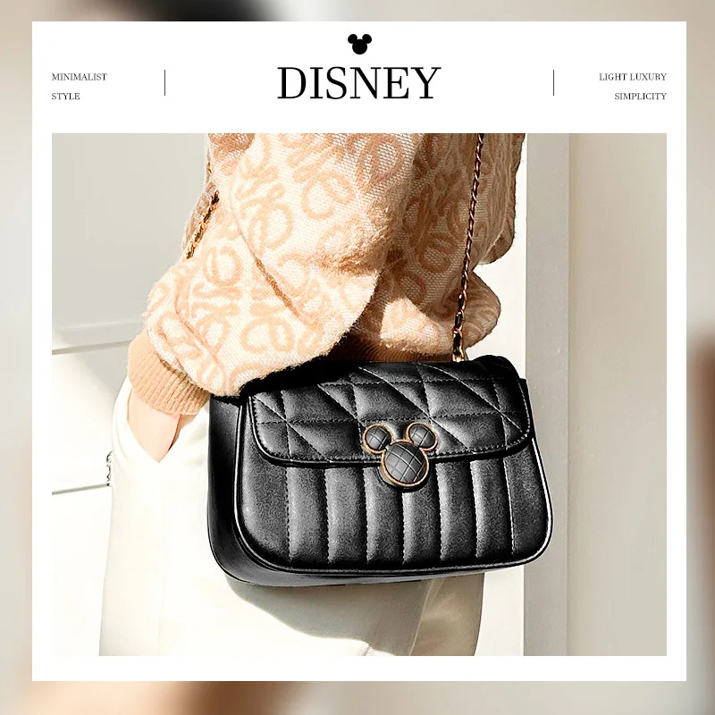 

Genuine Disney Purses And Handbags Original Case Mickey Light Luxury High-end Messenger Bag Shoulder Bag Women's Temperament Sma