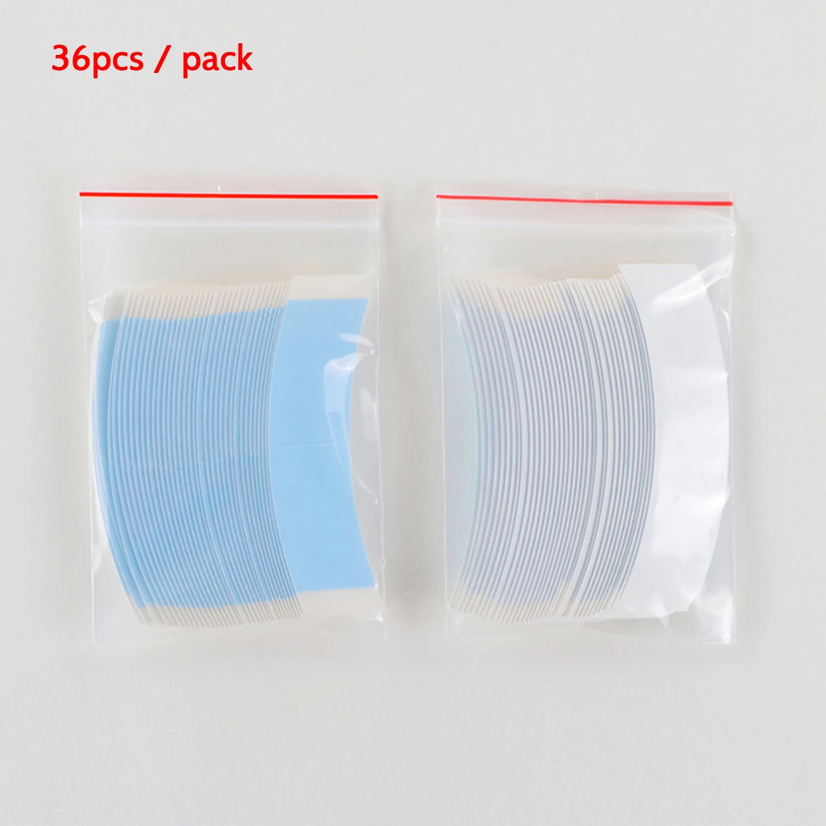 Fita adesiva dupla face para Toupee, Extensão de peruca azul forte, peruca de laço de arco fixo, 72pcs por lote