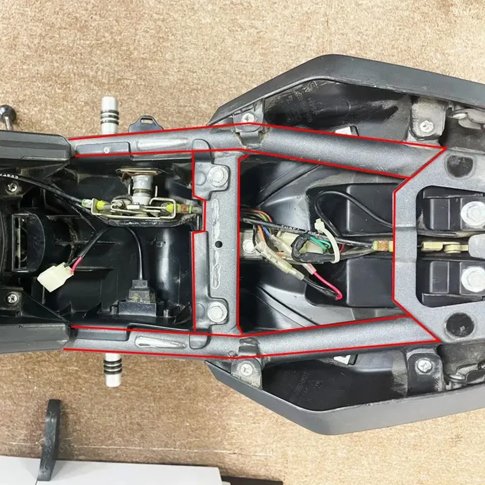 Accessori moto parti del corpo gruppo telaio ammortizzatore forcella posteriore per Super SOCO TS Scooter