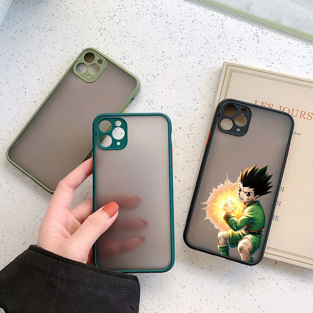 New Trend Hunter X Hunter Kurapika Phone Case For iPhone 16 15 14 11 12 13 Pro Max Mini X XR XS 7 8 Plus SE Translucent Cover