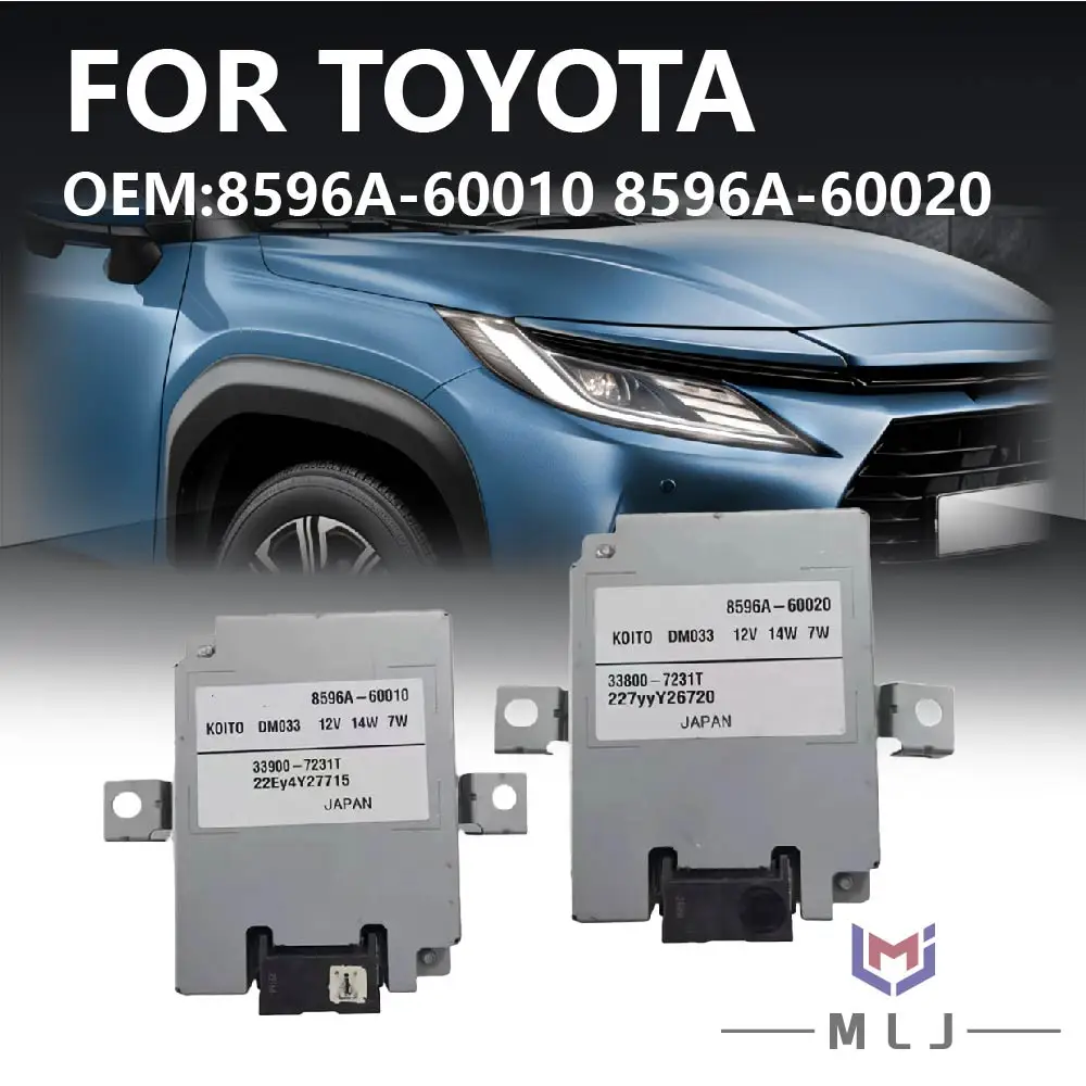 

8596A-60010 8596A-60020 33900-7231T 33800-7231T Модуль светодиодных фар с функцией «ангельские глазки» и дневными ходовыми огнями для Toyota, автомобильные аксессуары