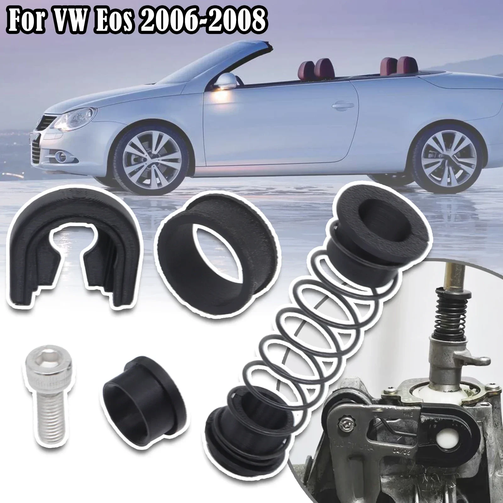 

For VW Eos Gearbox Repair Kit MT Trans Shifter First Gear Getter Reverse Lever Change Selector Linkage Bushes 2006 2007 2008