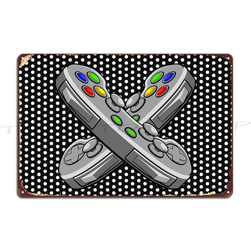 18th Birthday Gaming Gamer Metal Sign Wall Decor Wall Custom Club Bar Party Plates Printing  Tin Sign Poster