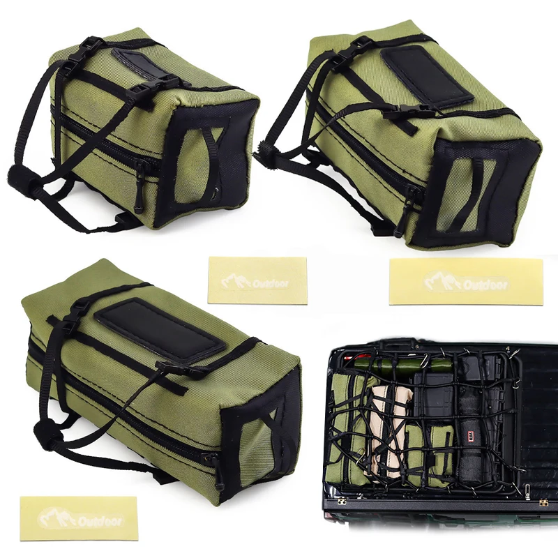 

Имитация багажной сумки S/M/L для 1/10 TRX4 Axial SCX10 II 90046 RC4WD D90 RC Гусеничный автомобиль, аксессуары для украшения крыши