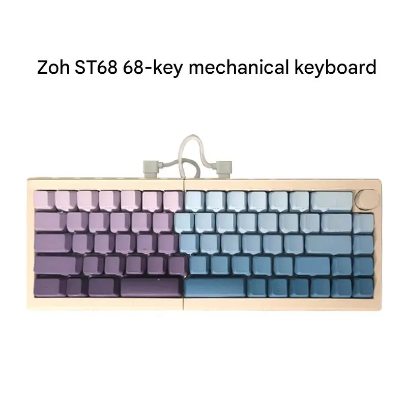 Zornher ST68 Tri-mode Split Mechanical Keyboard 68-Key QMK/VIA Hot