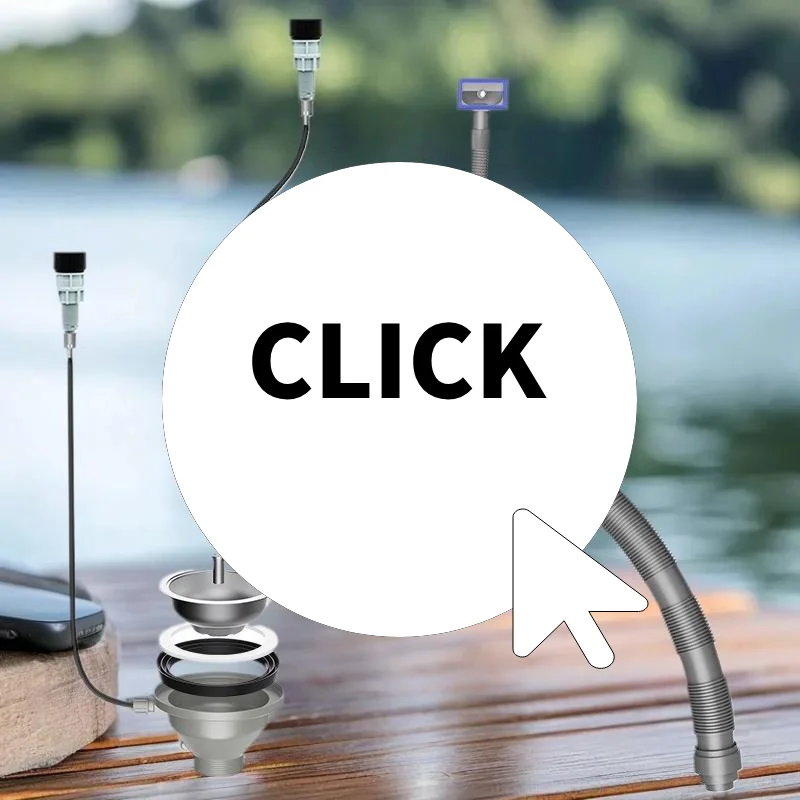 

1 Piece Side Discharge Double Overflow Anti Odor Accessory Kitchen Sink Drain Check Valve For Anti-Blocking Sewer Tube