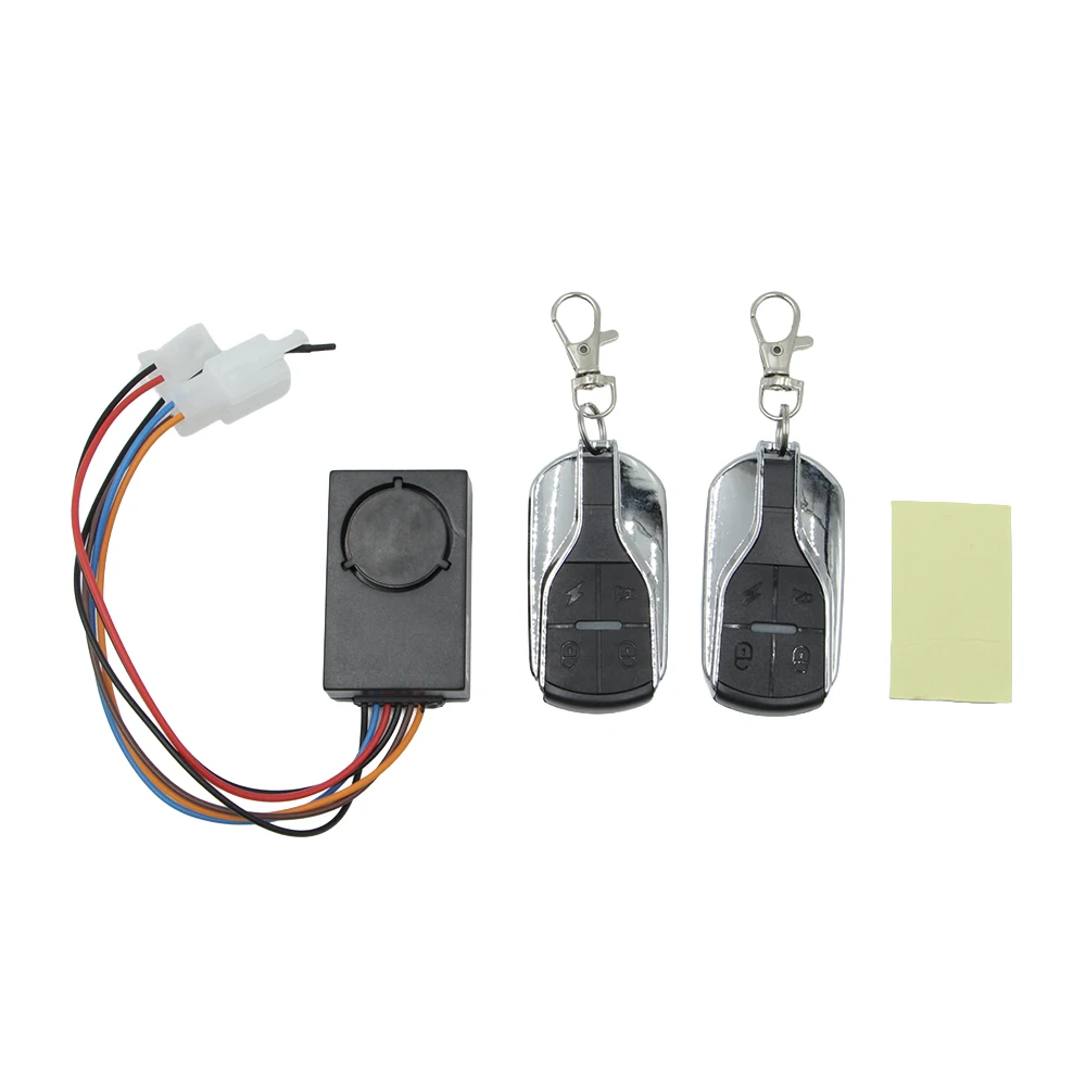 Universal 36-48V E-Bike Alarm Lock Wireless Remote Control Anti-theft Security System Vibration Alert for Electric Bicycle Scoot