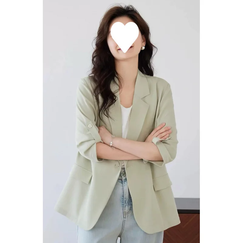 루즈핏 웨스턴 스타일 골드 프리미엄 쓰리버튼 선스크린 배지 웨스턴 파인 슬래시 스냅버튼 드레이피 프렌들리 스타일리시