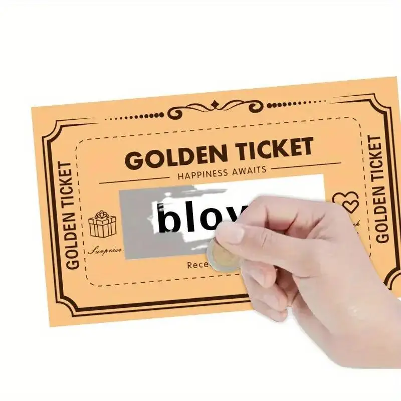New 30/60 Sets Yellow Scratch Cards And Stickers For Wedding Anniversaries Creative DIY Cards Reveal Your Wish