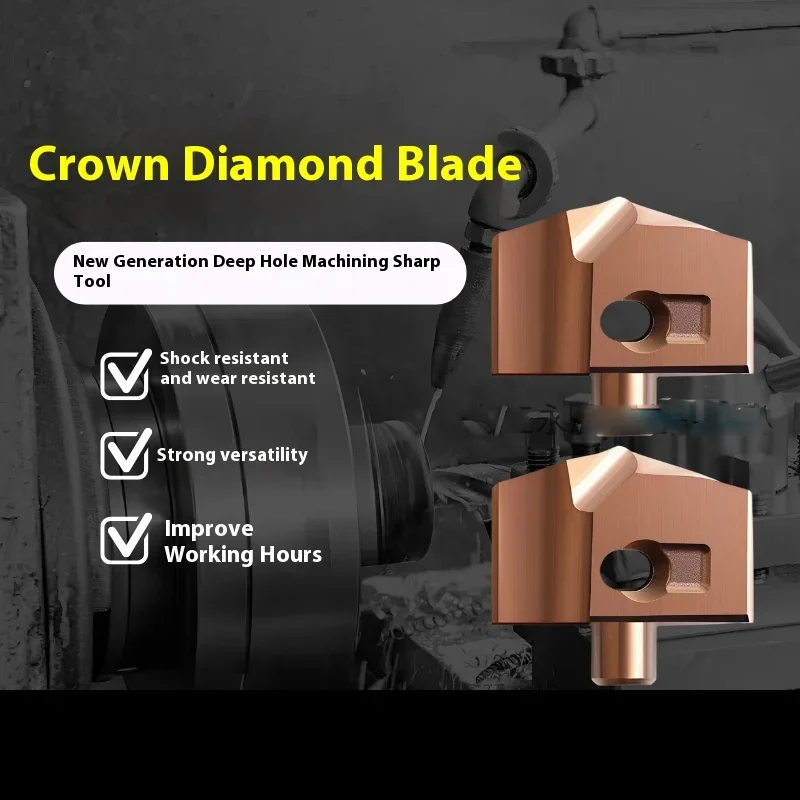 3D 5D 8D 10D Non-standard Diameter 10-31.00mm HCD JCD Twist Drill Crown Blade HCD Tungsten Steel Knife Grain JCD Overall Carbide
