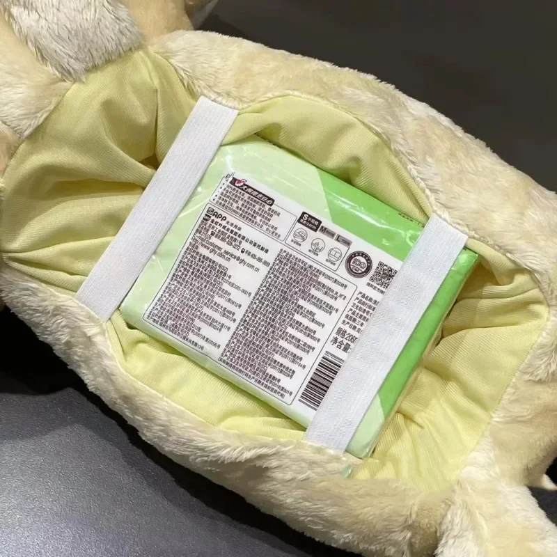 Sanrio dessin animé PomPom Purin mignon en peluche poupée boîte à mouchoirs oreiller Portable papier paquet étui anniversaire cadeaux de noël