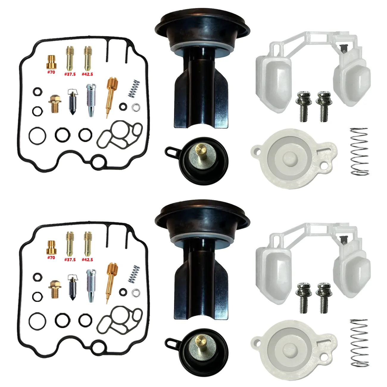DUCATI SUPERSPORT 900 SS 1991-1997 Carburetor Repair Kit Float Aircut Valve Plunger Diaphragm MIKUNI BDST38 Rebuild Parts