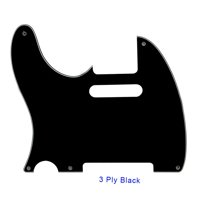 Pleroo Parts For Left Hand US Standard 5 Screw Holes 52Year Tele Telecaster Guitar Pickguard Scratch Plate Multicolor Choice