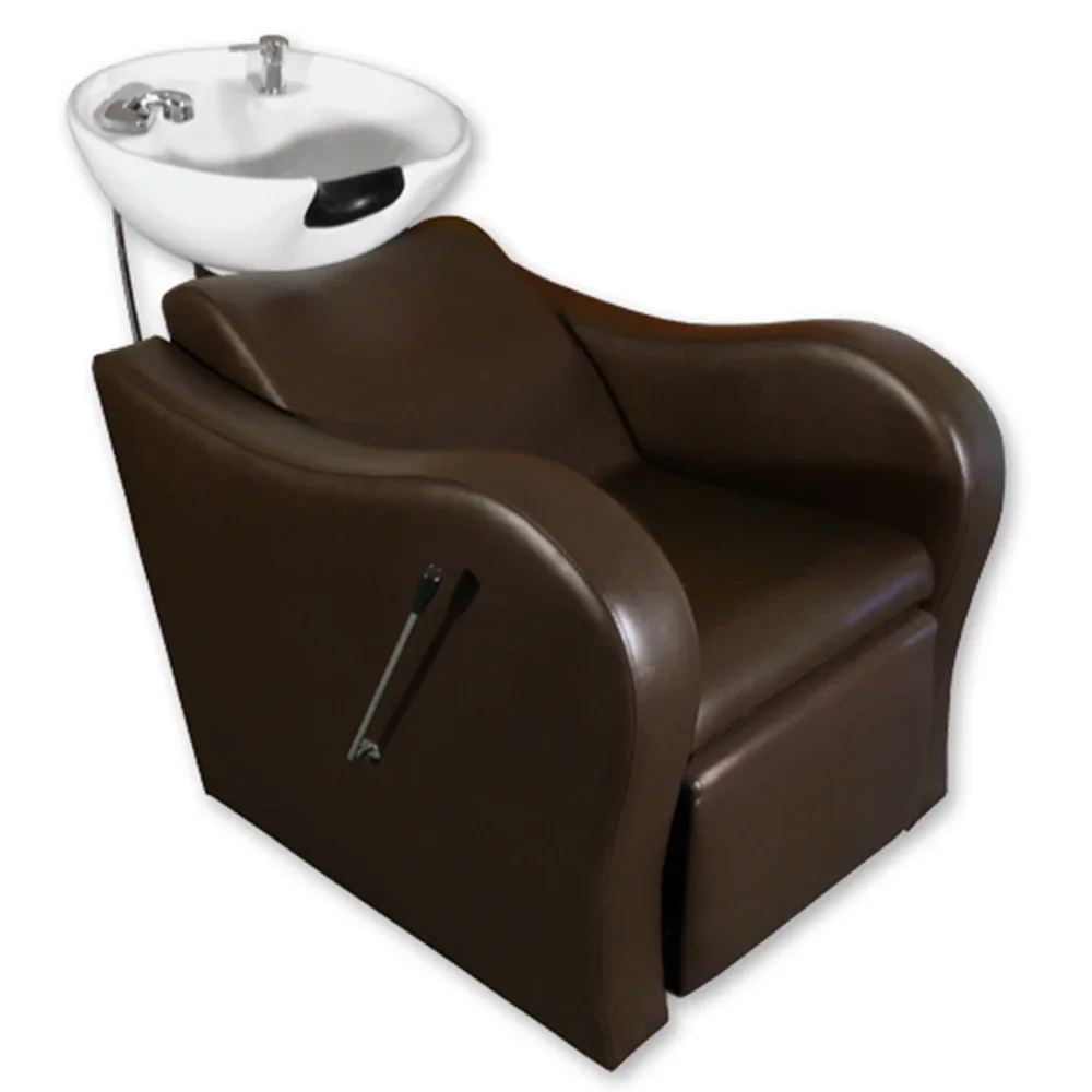 

Shampoo Chairs Luxury Black Electric Rotating Hair Salon Washing Shampoo Chair Salon Sink Backwash Shampoo Units