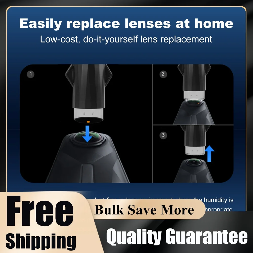 Repair Lens Handy Kit Seamless Optical Fit Full Repair & Cleaning Tools Tempered Optical Glass for X5 Replacement Lens