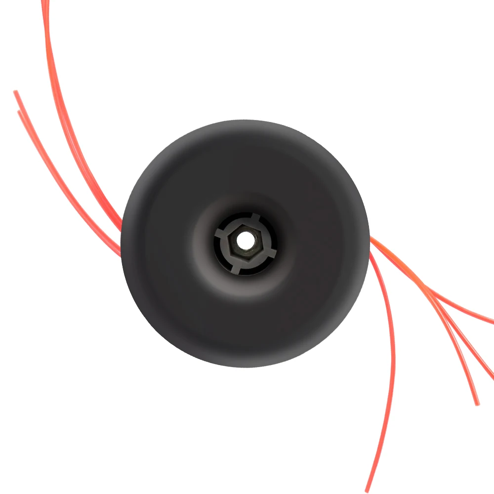 XCAN 1 Stück Universeller 4-Linien Bump-Speed-Feed Fadentrimmerkopf Rasentrimmerkopf für Rasenmäher Freischneiderkopf – Detail 7