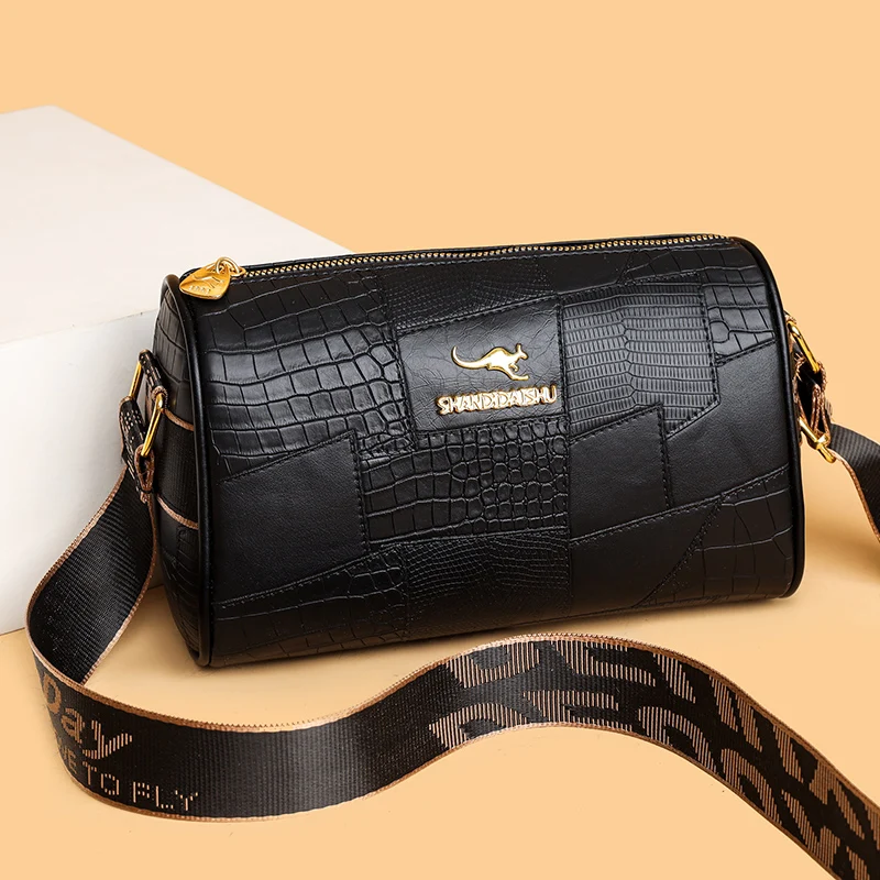 

New Genuine High Quality Soft PU Leather Luxury Crossbody Bag Designer Brand Ladies Shoulder Crossbody Bags 2026 Sac A Main