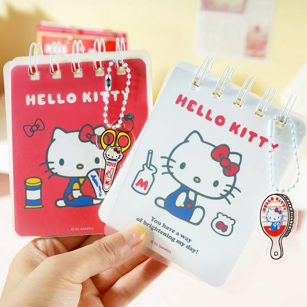 

Genuine Sanrio Hello Kitty Flip-Top Coil Notebook Kawaii Student Cartoon Stationery Planner Teacher Office Supplies Girls Gifts