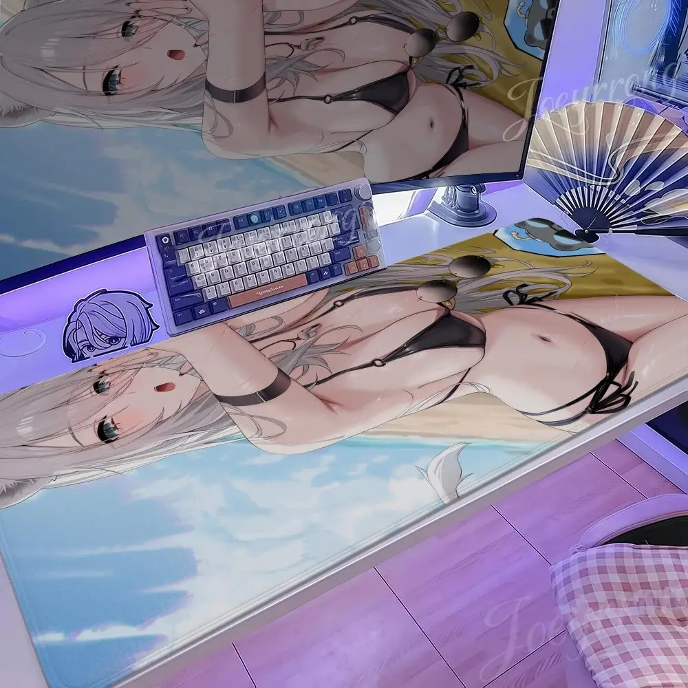 

S-Shishiro Botan Kawaii Mouse Pad Hot Anime 1200x600 Taro Sakamoto Days XXL Large Gaming Non-slip Office Keyboard Mats Desk Mat