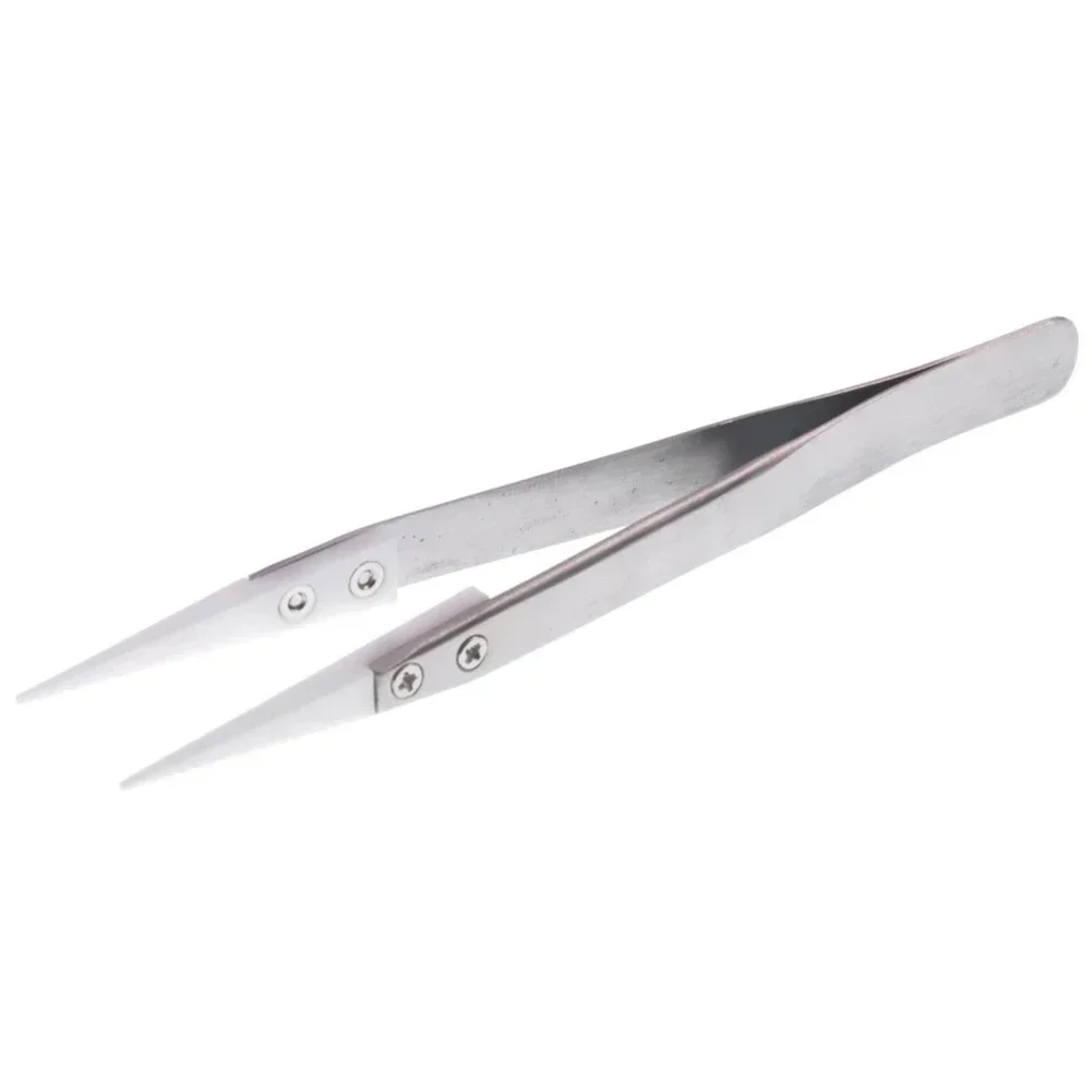 Ceramic Tweezers Heat Resistant Ceramic Tweezers with Replaceable Tips and Convenient Design for Precise Operations