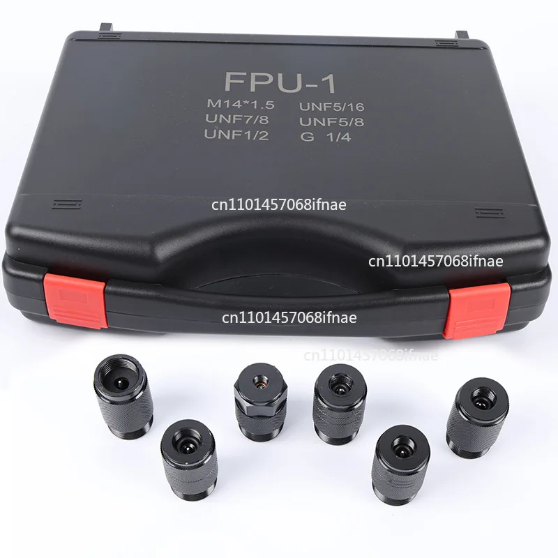 7 IN 1 Hydraulic Accumulator Cylinder Nitrogen Gas Charging Kit and Pressure Test Kit Nitrogen Charging Tool Accumulator