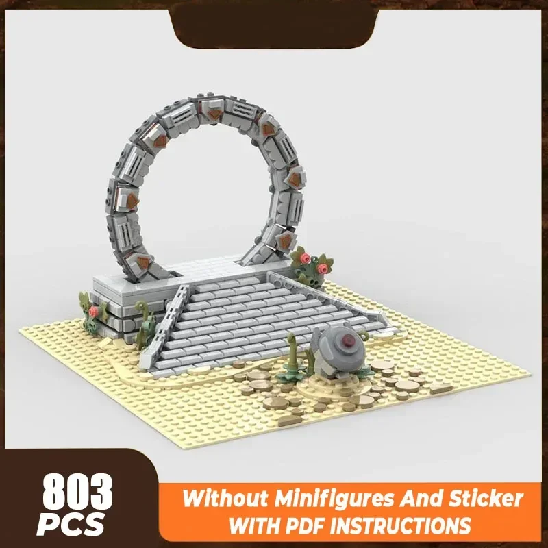 

Popular Star Movie Model Moc Building Bricks Space Stargate Technology Modular Blocks Gifts Christmas Toys DIY Sets Assembly