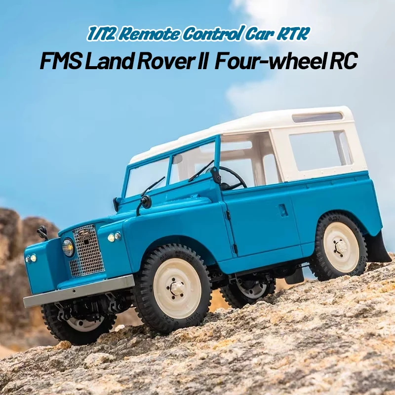 FMS New Remote Control Model 1/12 Land Rover II 2.4G Electric Radio Control Vehicle Car Four-Wheel Off-Road Car RTR