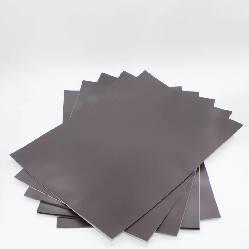 0,5/1/1,5 mm A4 selbstklebender Magnetblech-Aufkleber, weiße Magnetmatte für Kühlschrank, Foto, Bild, Schneiden, Kühlschrankmagnet, 4 A – Detail 6