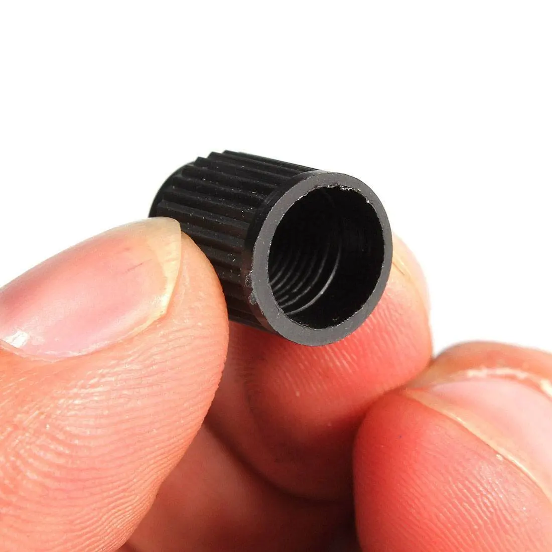 100 pcs Plastic Valve Caps Tire Cap Valve Cover for Car Motorcycle Black XY