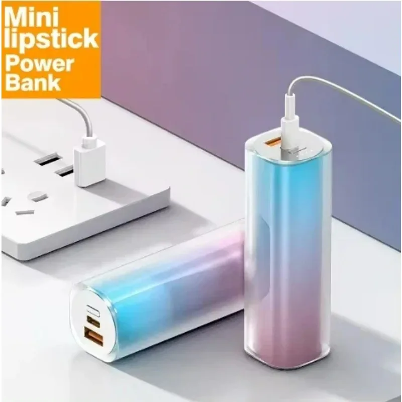 

Multi-functional Universal Fast Charge Fashion Design Charging Powerbank 5000 MAh Outdoor Emergency Mobile Mini Power Bank