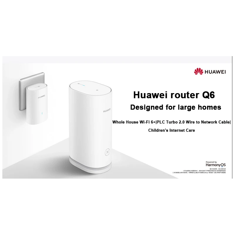 Huawei-enrutador WIFI Q6 para toda la casa, repetidor de enrutador de banda Dual 5G, puertos Gigabit, banda ancha de alta velocidad, 6 + Mesh