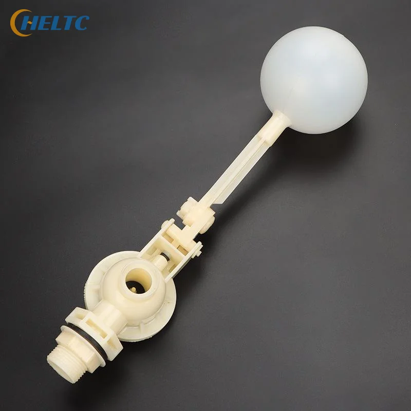 1 * الكرة الديك البلاستيك صمام الكرة الطافية خزان الأسماك خزان المياه قابل للتعديل صمام مدخل المياه متعدد الاتجاه تركيب الكرة الديك #6