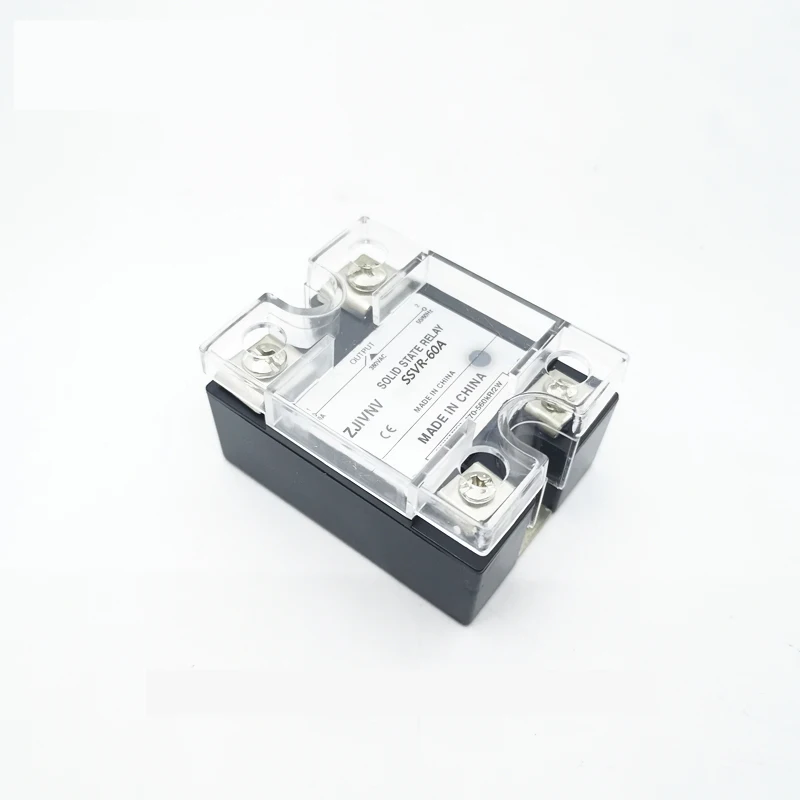 Electrical Voltage 60A Single Phase Solid State Voltage Regulator Load Voltage 380VAC Control 70~560Kohms Miniature Sealed