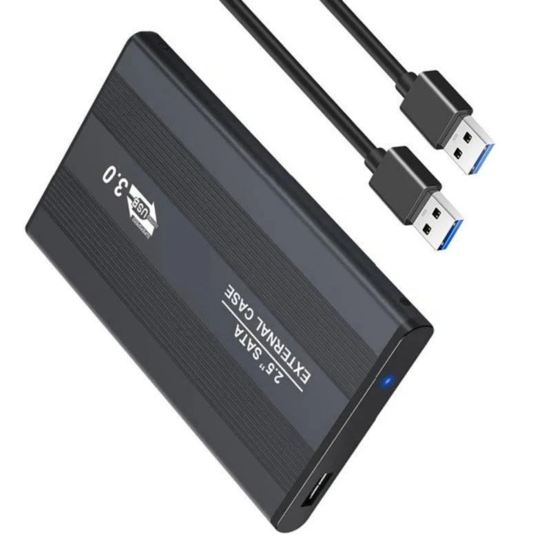 

USB3.0/USB2.0 2,5-дюймовый корпус для внешних жестких дисков. Металлическая конструкция. Простая установка. Корпус для жестких
