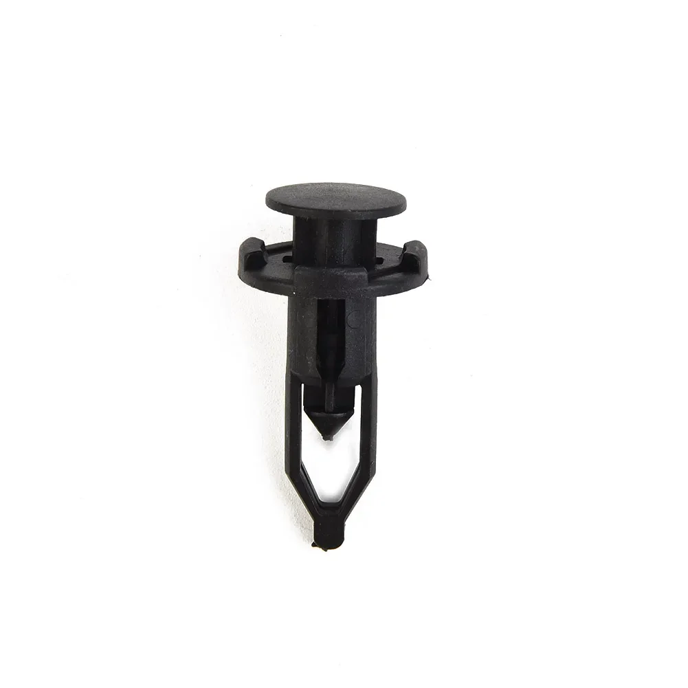 Braçadeiras push-type da tampa traseira do amortecedor do carro, grampos fixos de plástico preto, fixadores para Toyota 52161-16010, 9mm, 100 unidades