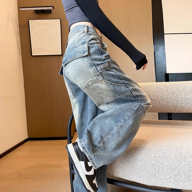 レディースヴィンテージデニムハーレムカーゴパンツ、ハイウエス - Vintage Fashion Instagram のレビューと価格