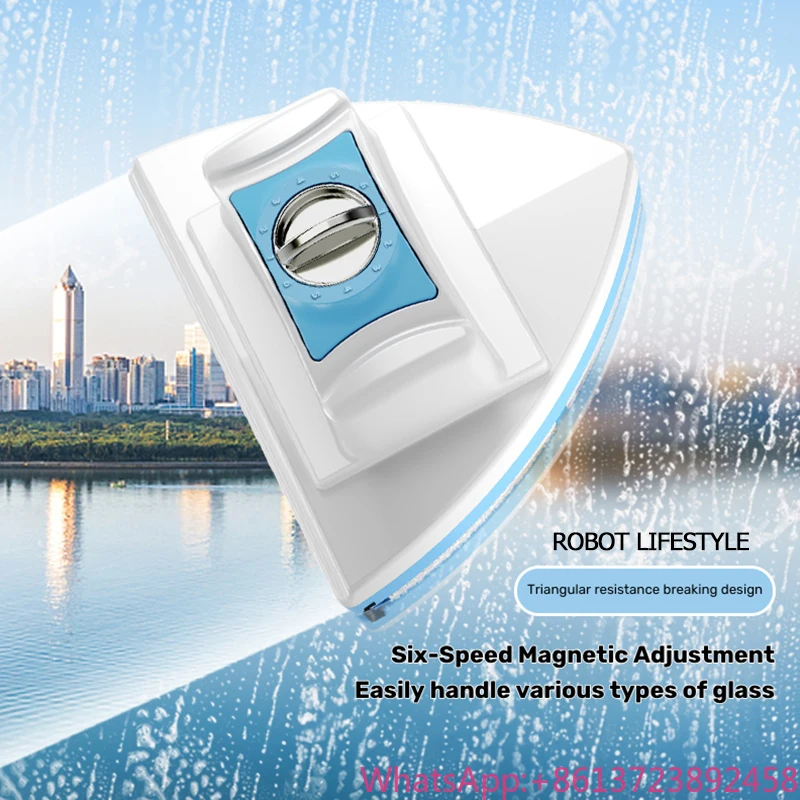 

Robot Lifestyle Adjustable Magnetic Double Window Cleaner Cleaning Window Brushes Useful Wiper for Effortless Cleaning Tools