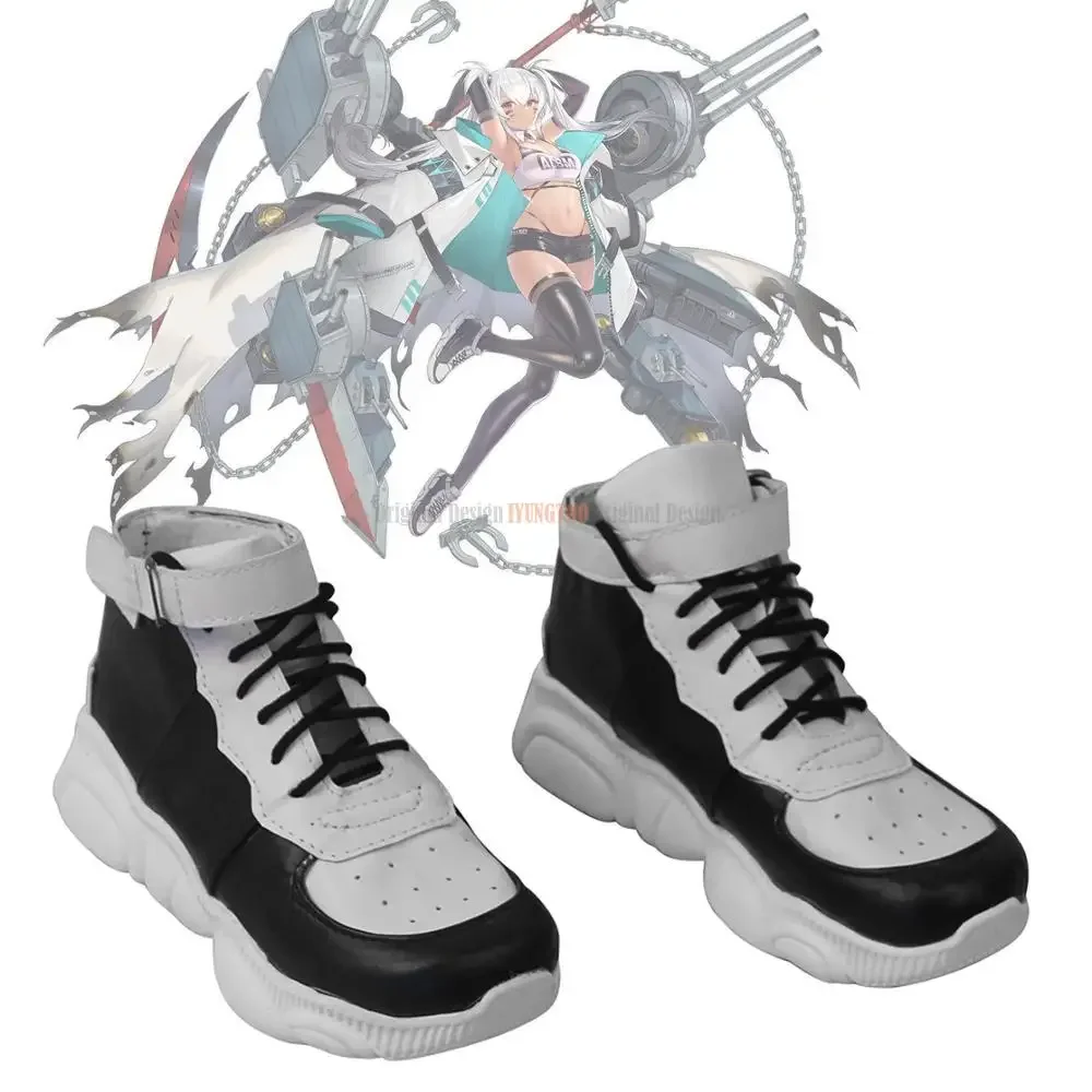 

Azur Lane Alabama Cosplay Shoes Customized Shoes for Boys and Girls Halloween Party Cosplay