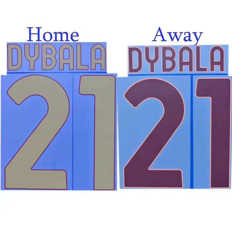 

rROMA DYBALA 21 Nom et numéro 2024/25 Ensembles de noms pour la maison et l'extérieur Nom DOVBYK&MANCINI 2025