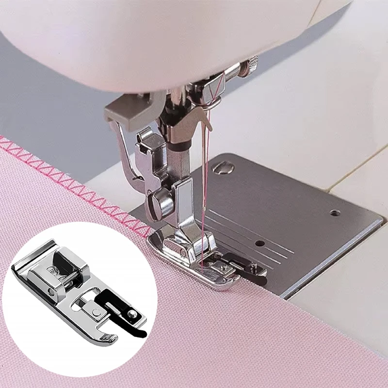 Prensatelas para Máquina de Coser Overlock, Compatible con la Mayoría de las Máquinas de Coser Singer, Brother, Babylock, Elna de Vástago Bajo y Encaje Rápido