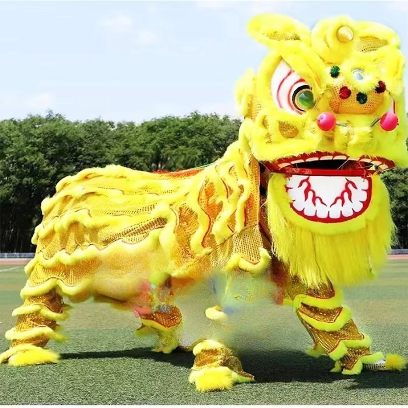 Traditional mascot festive lion dance costume