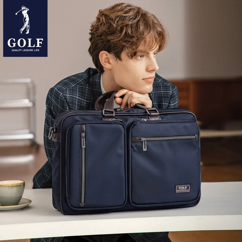 GOLF-Sac à main multifonctionnel pour hommes, étui à bombes d'affaires, sac de voyage d'affaires, bandoulière à démarrage unique, grande capacité, déterminer