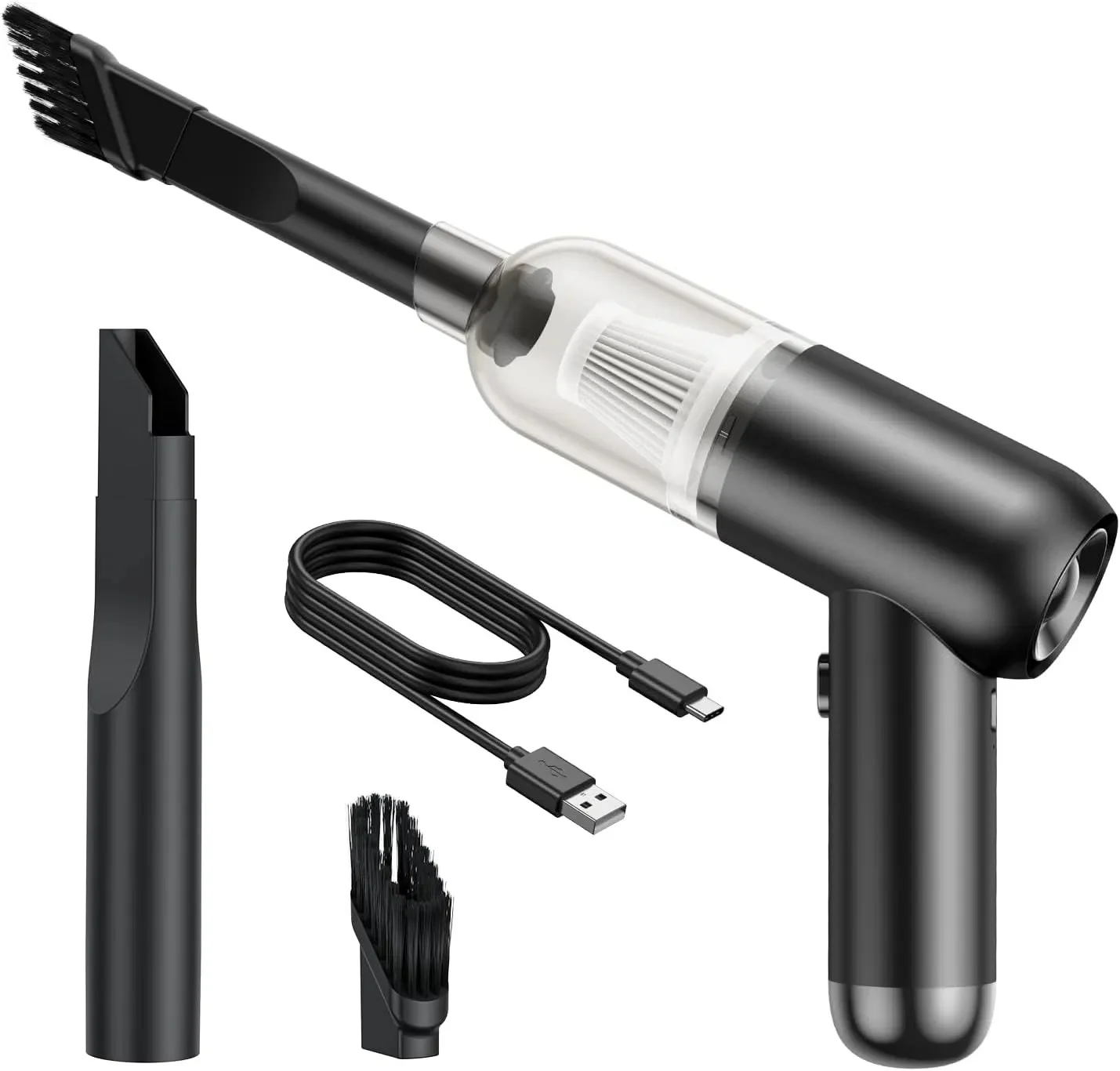 Mini Handheld Car Vacuum Cleaner Wireless High Power Dual Suction And Blower for Interior Cleaning