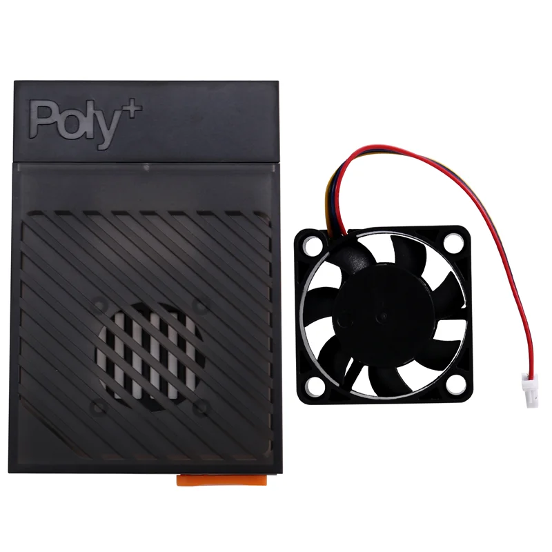 M01K For Raspberry Pi 5 Case With Cooling Fan Enhanced Protection Durable Design Easy Assembly Perfect Fit Black