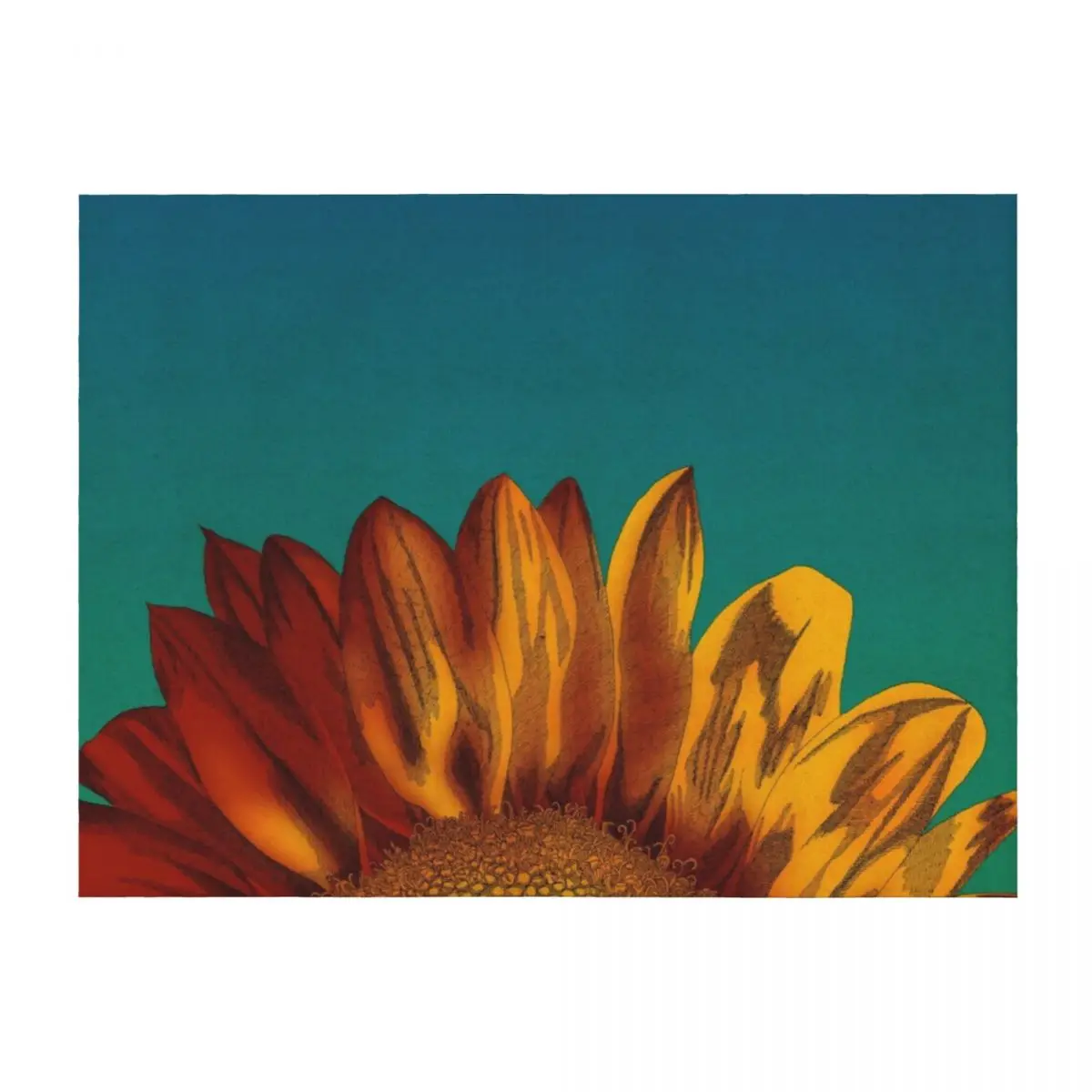 

A Sunflower Throw Blanket Beautifuls Plaid on the sofa Summer Beddings Giant Sofa Blankets
