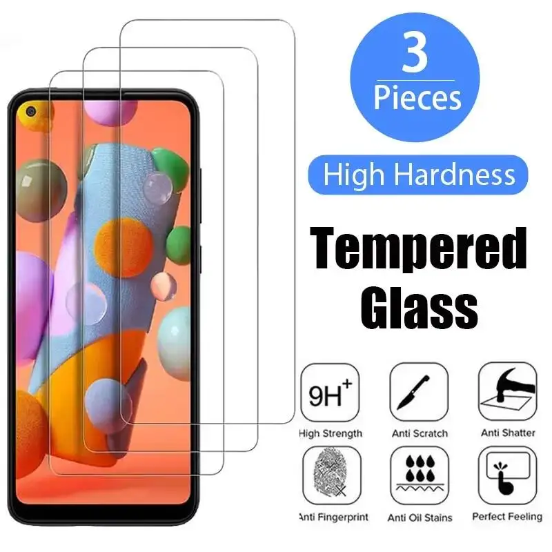 

3-1Pcs Tempered Glass Screen Protector For Samsung Galaxy M20 M30 M11 M31 M02 M32 M42 M52 M13 M53 M14 M34 M54 4G 5G Compatible
