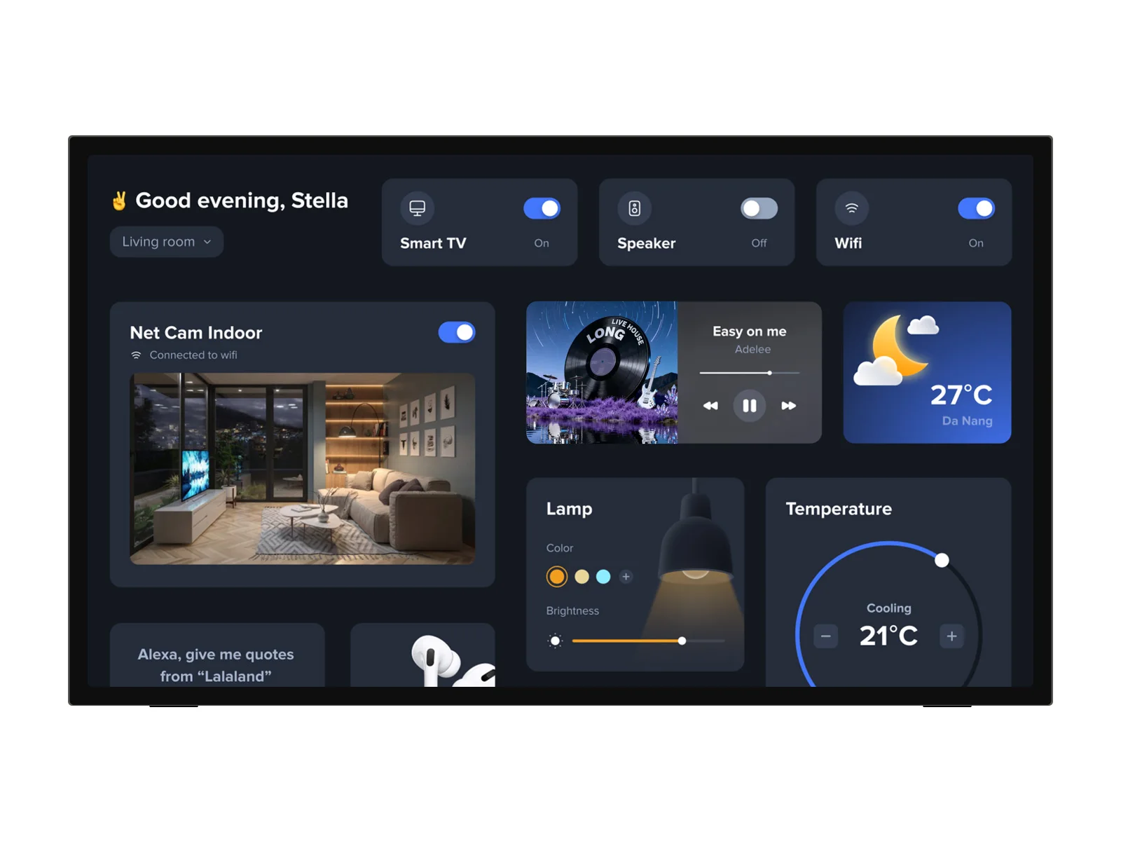 Waveshare Luckfox 21.5inch IPS Touch Monitor With Foldable Stand, 1920×1080, 144Hz Refresh Rate, 10-point Capacitive Touch