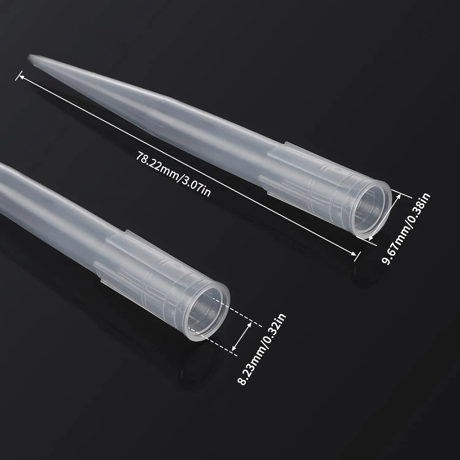1000L Universal Pipette Tips Racked Non-pyrogenic DNAse/RNAse Free Autoclavable 1 Rack 96 Tips Made