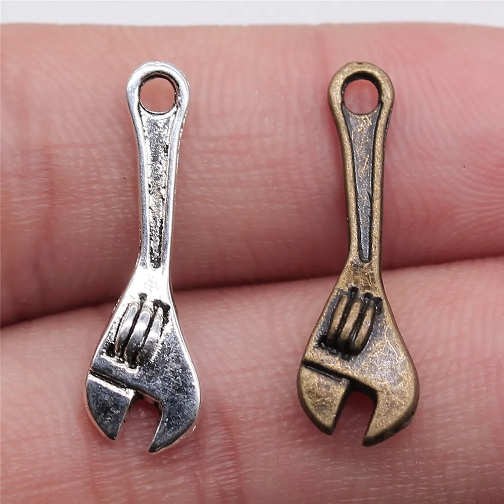 Vintage Hammer Screw Hardware Charms Pendant Industrial Bulk For DIY Jewelry Making Bracelet Necklace