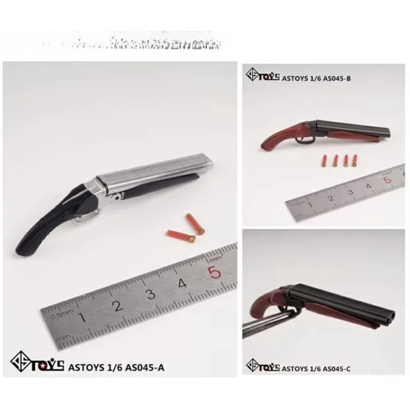 ASTOYS 1/6 Scale AS045 Soldier Shot Gun Plastic Two-color Gun Model for 12 Inch Action Toy Figures Accessories